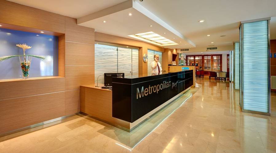 Reception Metropolitan Playa Hotel Palma